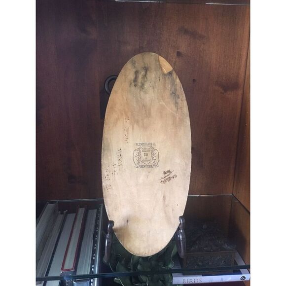 Antique Wood Burned Carving - Picture 5 of 10